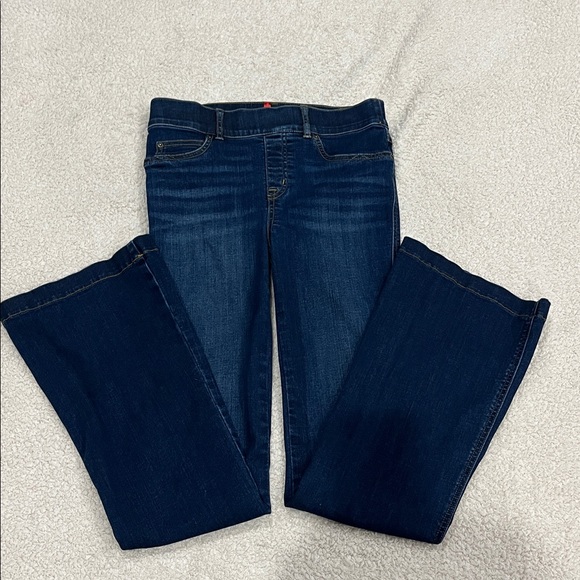 SPANX Dark Blue Flare Jeans - Picture 2 of 6